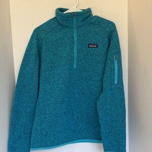 Patagonia blue Quarter-Zip Better Sweater Fleece pullover size large